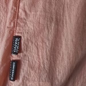 Converse Peach Jacket with Embroidered Logo- Worn Once